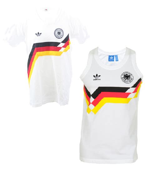 adidas wm tank top 1990 weiß schwarz|Adidas DFB Deutschland WM 1990 Tank Top Retro Originals .